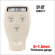 Instrumentos de medición de ancho RZ, medidor de grosor de capa de pintura de coche, 0 ~ 1,5 MM, medidor de espesor de película automática Digital, GM211 2024 - compra barato
