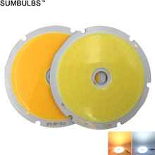 Sumbulbs-Chip LED COB redondo de 80mm de diámetro, 50W, fuente de luz para mapa, bombilla LED artesanal, blanco cálido y frío, CC 30-33V, superbrillante 2024 - compra barato