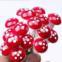 100pcs/lot Mini Foam Mushroom Artificial Plant Flowers For Wedding Fungus Decoration DIY for Wedding Home Party Decoration 2024 - buy cheap