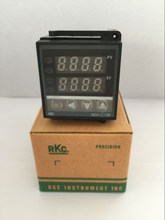 Двойной цифровой ПИД-регулятор температуры RKC, 48*48 k, тип, REX-C100 * релейный выход 2024 - купить недорого