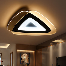 Luminária de teto triângulo em acrílico led ultrafina, moderna, simples, de iluminação comercial e doméstica, 110-240v 2024 - compre barato