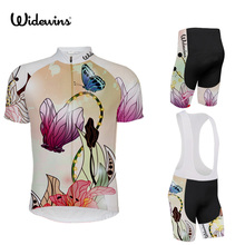 2021 Lotus Woman Cycling Jersey Quick-Dry Short Sleeve Butterfly Cycling Clothing Cycle Bike Clothes Sportswear MTB Jersey 5420 2024 - buy cheap