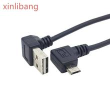 USB 2.0 Male to Right Direction Micro USB 5Pin Male Cable Reversible Up & Down Angled 90 Degree 25cm 2024 - buy cheap