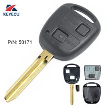 Запасной дистанционный ключ KEYECU с 2 кнопками, чип 433 МГц 4D67 для Toyota RAV4 Prado Tarago P/N: 50171 2024 - купить недорого