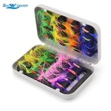 32pcs Trout Nymph Fly Fishing Lure 3 Colors Fly Fishing Flies with Box Carp Artificial Fish Bait  Suspending Topwater Baits 2024 - buy cheap