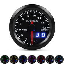 Dynoracing Dual Display 52MM 7 Colors Exhaust Gas Temp Gauge 300-1300 Celsius EGT EXT Gauge with stepper motor 2024 - buy cheap