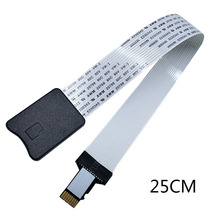 Mini 25 48 62 см TF для Micro SD карты гибкий удлинитель кабеля адаптер ридер для автомобиля GPS мобильного телефона 2024 - купить недорого