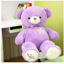 60cm lavender teddy bear plush toy bear doll throw pillow gift w4108 2024 - buy cheap