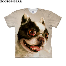 Camiseta de perro en 3d para hombre y mujer, Camiseta divertida de Anime, ropa de calle de manga corta, ropa de Hip-Hop, ZOOTOP BEAR 2024 - compra barato
