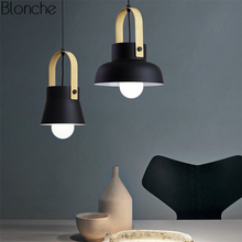 Luminária pendente de metal, estilo nórdico, com lâmpadas de led, em ferro, para decoração de loft, macaron e sala de estar