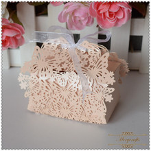 Laser cut birthday giveaways indian wedding gifts butterfly boxes for guests 2024 - buy cheap