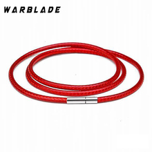 1mm 1.5mm 2mm 3mm Necklace Cord Leather Cord Wax Rope Lace Chain With Rotary Buckle For DIY Necklace Bracelet Jewelry Finding 2024 - buy cheap