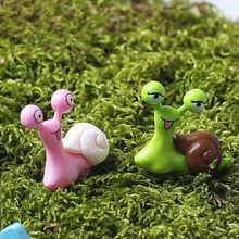 Fada jardim casa de bonecas brinquedos mini caracóis micro potted paisagem & bonsai acessórios ornamentos decoração estatueta 2024 - compre barato
