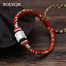 BOEYCJR-Pulseras clásicas de cuerda trenzada para hombre o mujer, brazaletes y pulseras de energía, regalo de Mantra runas, novedad 2024 - compra barato