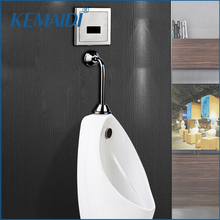 KEMAIDI Sensor Urinal Bathroom Accessories Toilet Automatic Flush Valve Wall Mount Sensor Urinal Good Touch Faucet Urinal 2024 - buy cheap