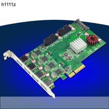 Adaptador de tarjeta de expansión PCI Express HUB PCI-E a 8 puertos USB 3,0, conector de alimentación de cabezal de 19 pines supervelocidad 20Gbps para PC de escritorio 2024 - compra barato