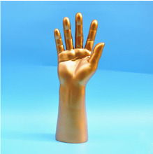 Free Shipping!! Fashionable Best Quality Men Golden Hand Mannequin Hand Manikin Made In China 2024 - buy cheap