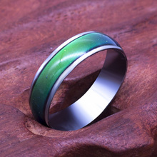 Классическое кольцо настроения меняющее цвет при температуре горячая распродажа ювелирные изделия 6 мм широкий цвет кольца 2024 - купить недорого