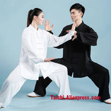 Ручная работа milksilk Tai Chi Униформа Wushu, кунг-фу, костюм боевого искусства 2024 - купить недорого