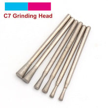 5/10pcs 1-4mm Diamond Grinding Head 600/1200 Grit Rotary Drill Bits Burrs Metal Stone Jade Engraving Carving Tools C7 Needle 2024 - buy cheap