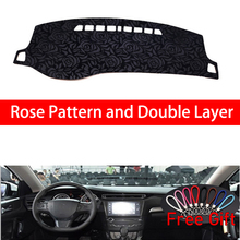 Pegatinas con patrón de rosa para coche, accesorios de decoración Interior, para Peugeot 408, 2014, 2015, 2016, 2017, 2018 2024 - compra barato