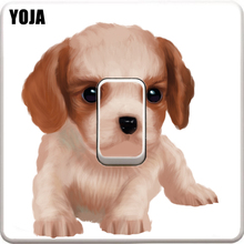 YOJA The Dog On The Stomach Switch Sticker Personalized Decor Living Room Bedroom Wall High Quality Decals 8SS0176 2024 - buy cheap