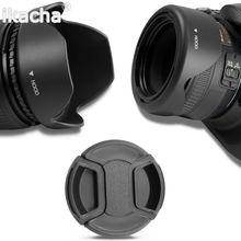 New 77mm Reversible Petal Flower Lens Hood + 77mm Lens Cap For Nikon D810 D800 D750 For Sony For Canon Camera 2024 - buy cheap