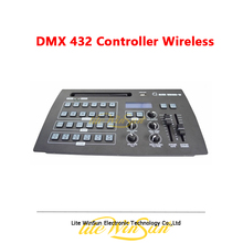 Controle dmx 2.4g sem fio, console de iluminação para palco, dj, 432 canais 2024 - compre barato