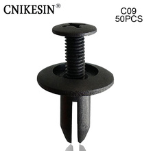 CNIKESIN 50PCS C09 6mm Hole Nylon Auto Fastener Car Push Type Retainer Screw Rivet Clips for Chery BYD KIa HYUNDAI 2024 - buy cheap