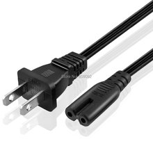 Cabo de alimentação ca para eua, 30cm/3m, figura 8 iec320 c7 adaptador de 2 pinos cabo de extensão para pc/tv/impressoras/câmeras/ps4 2024 - compre barato