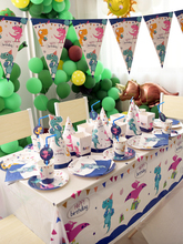 Decoración Para fiesta de cumpleaños, vajilla desechable, plato de dinosaurio, vaso de papel, suministros para Baby Shower 2024 - compra barato