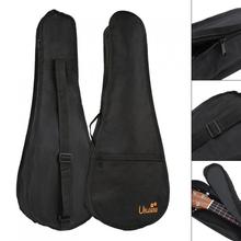 23 Inch Black Bag Portable Ukulele Gig Bag Soft Case Waterproof Backpack Bag 2024 - buy cheap