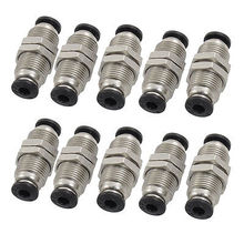 5Pcs or 10Pcs 4/6/8/10/12mm Pneumatic Air Valve Push In Joint Quick Fittings Adapter PM4 PM6 PM8 PM10 PM12 2024 - buy cheap