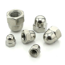 10PCS-M4/M5/M6  2PCS-M8/M10/M12  DIN1587 316 Stainless Steel Cap Nut Round Head Cover Decorative Nut 2024 - buy cheap