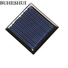 BUHESHUI Epoxy Mini Solar Cell Module Diy Solar Panel Polycrystalline 0.25W 5V For 3.7V Battery Education Study 45*45mm 100pcs 2024 - buy cheap