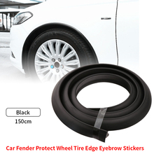 150cm Universal Car Wheel Fender Flare Extension Protector Lip Anti-Scratch Arch Trim Strip Wheel Fender Flares Car Styling 2024 - buy cheap