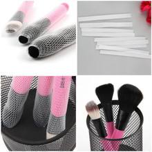 10/20pcs Makeup Brushes Net Protector Guard Elastic Mesh Beauty Make Up Cosmetic Brush Pen Cover 2024 - buy cheap