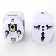 Universal UK US AU to EU AC Power Socket Plug Travel Charger Adapter Converter Car-styling 2024 - buy cheap