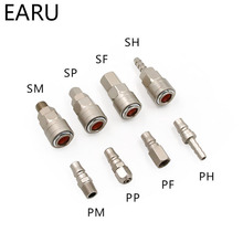 Conector rápido pneumático tipo c, tubo de auto-bloqueio, acessórios para bomba de ar, ferramenta de compressor de ar conector pneumático