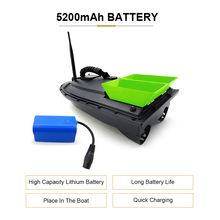 RC Boat Battery 7.4V 5200mAh Lipo Battery for Flytec 2011-5 1.5kg Loading Remote Control Fishing Bait Boat Parts 2024 - buy cheap