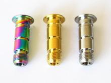 M10x1mm ti/dourado/arco-íris gr5 titanium bolt para desviador traseiro da bicicleta 2024 - compre barato