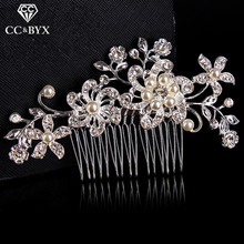 CC Wedding Jewelty Hairwear Combs for Brides Pearl & Crystal Engagement Party Accessories for Women Bridal Hairpins Fashion A004 2024 - buy cheap