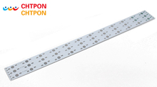 30CM x 1CM Aluminium PCB Circuit Board for 12 x 1w,3w,5w LED in Series 10PCS 2024 - buy cheap