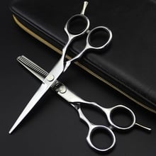 Custom-made new Japan 440c 6cr13 steel 5.5 inch hair scissors set cutting barber scissor thinning shears hairdressing scissors 2024 - buy cheap