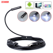 5.5mm / 7mm Waterproof Mobile Endoscope Camera Inspection Flexible Micro Usb Android Borescope Endoskop Kamera Car Snake Cable 2024 - buy cheap