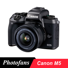 Беззеркальная цифровая камера Canon M5 с объективом 15-45 мм 2024 - купить недорого