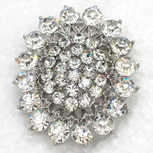 12pcs/lot Wholesale Fashion Brooch Rhinestone Bridal wedding Flower Pin brooches Jewelry Gift C101773 2024 - buy cheap