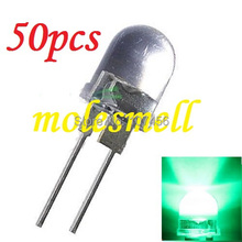 50pcs 0.5w 10mm 250000mcd LED Lamp -Ultra Bright green LEDs DIY 10mm light-emitting diode 2024 - buy cheap