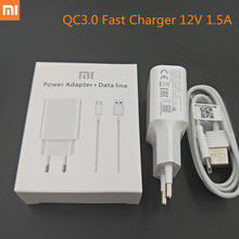 Xiaomi-carregador de parede usb, original, redmi k20, qc3.0, 18w, ue, carregamento rápido, adaptador tipo-c, cabo para mi 8, 8se, 8lite, 6, a2, a3, convés, 9t 2024 - compre barato