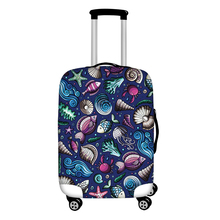 Noisydesigns imagem personalizada capa de bagagem elástica acessórios de viagem bonito dos desenhos animados anime impressão bagagem proteger capa de mala 2024 - compre barato